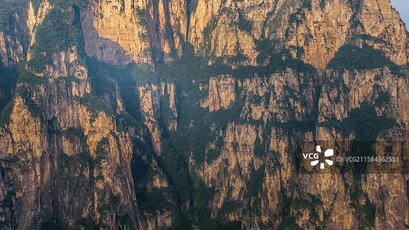 修武县太行山脉云台山景区图片素材