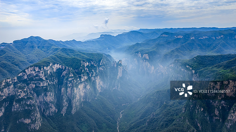 修武县太行山脉云台山景区图片素材