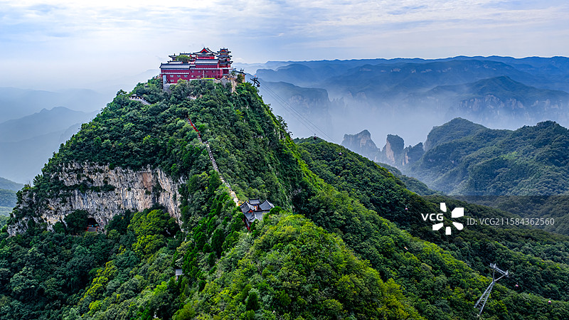 修武县太行山脉云台山景区图片素材