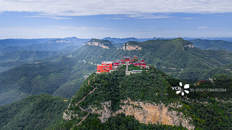 修武县太行山脉云台山景区图片素材