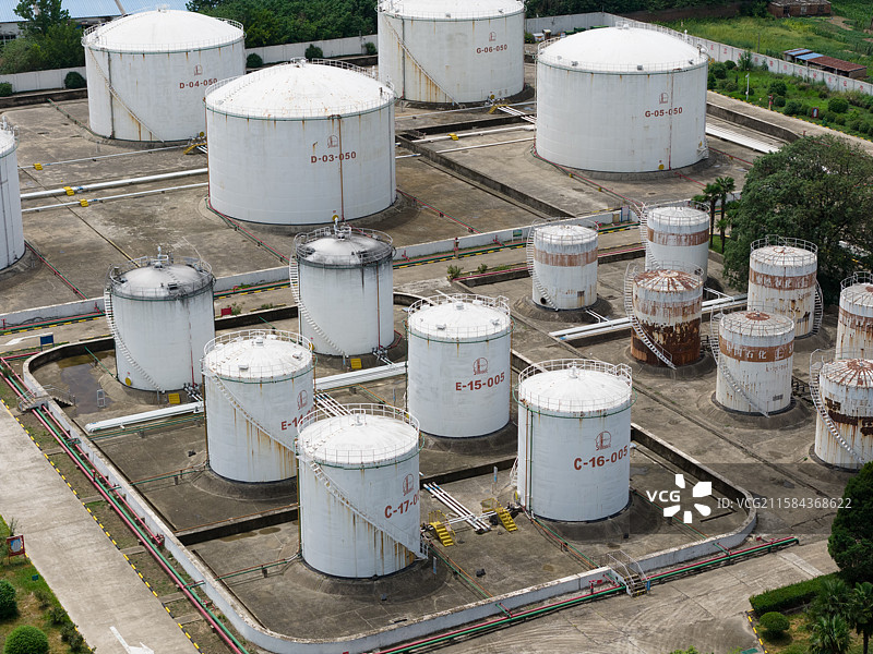 南省 周口市 川汇区 太昊路 中国石化 石油罐 石油储备库 油库 石油图片素材