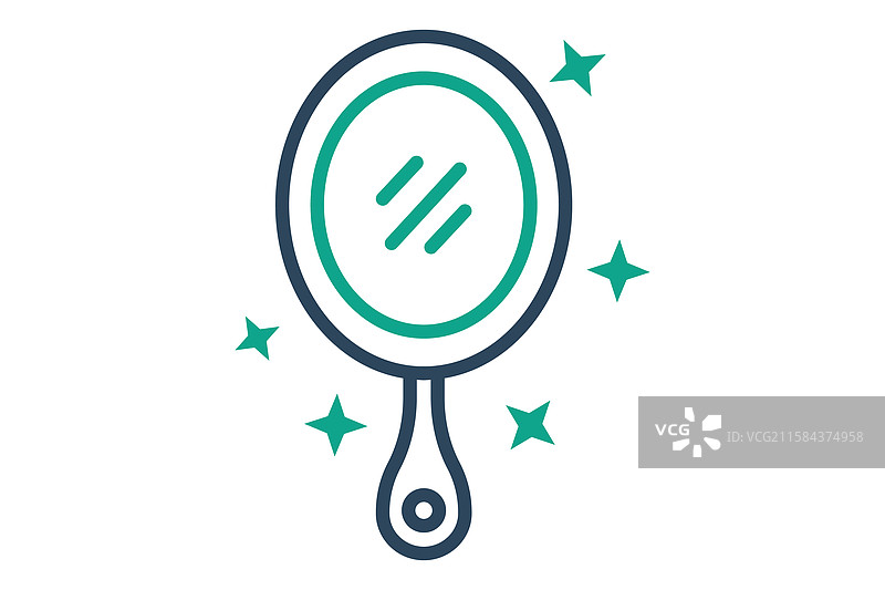 镜子图标 线条图标 风格图标 相关内容图片素材