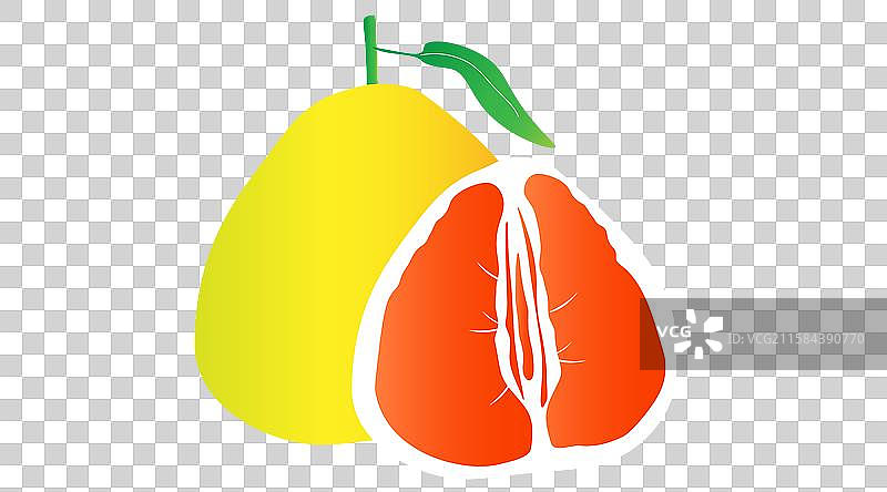 柚子免扣元素图片素材