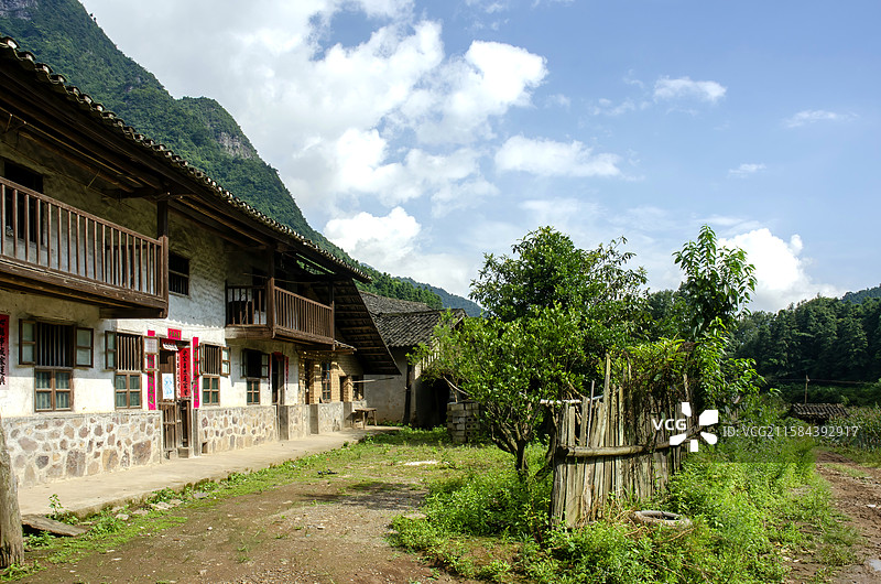 湖南永州江永县源口水库图片素材