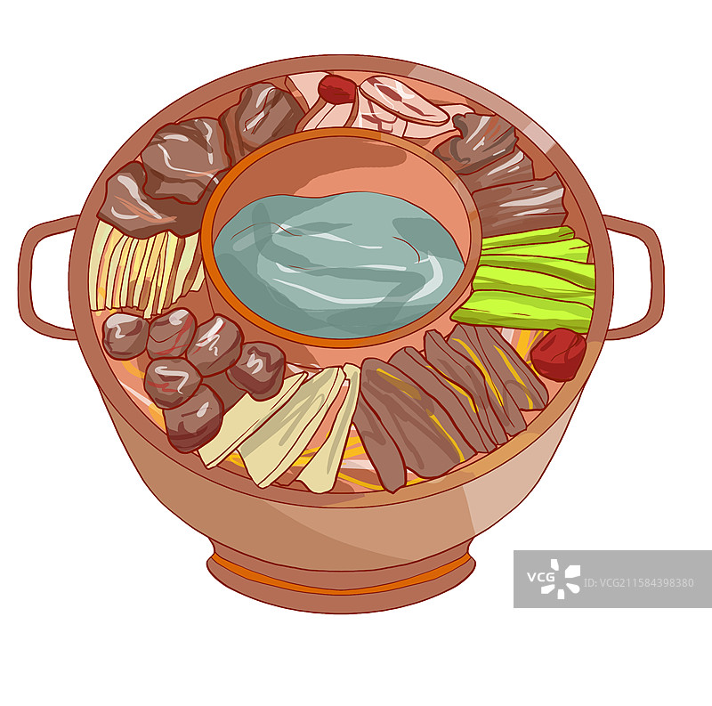 牦牛肉火锅图片素材