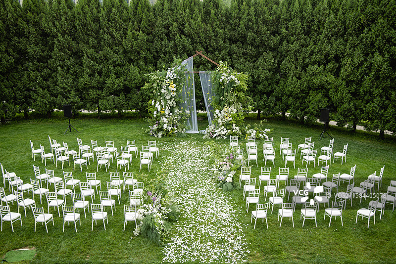 户外婚礼场地图片素材