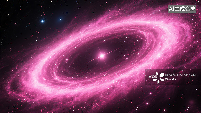 【AI数字艺术】宇宙星云 长曝光天文摄影 哈勃望远镜 哈勃色合成 神秘深空 永恒之美图片素材