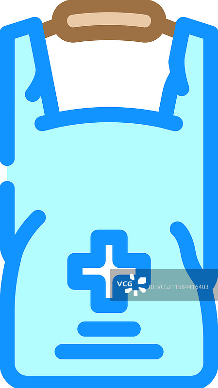 防水急救包彩色图标图片素材