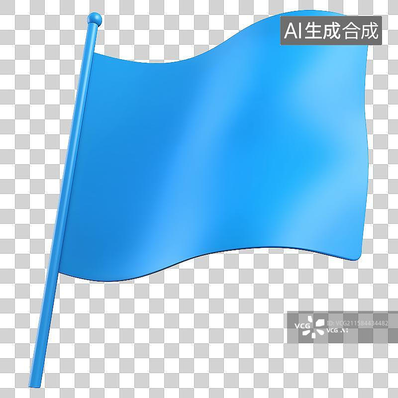 【AI数字艺术】3D风格节日装饰主题之彩旗元素图片素材