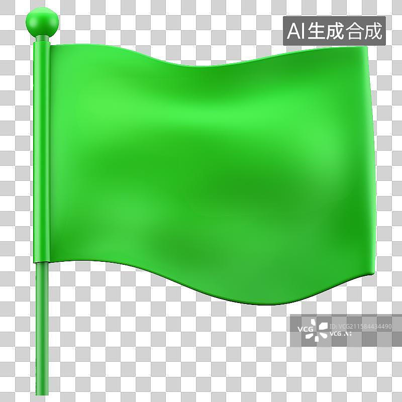 【AI数字艺术】3D风格节日装饰主题之彩旗元素图片素材