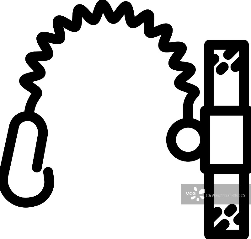 划桨绳水上旅行旅游线条图标图片素材