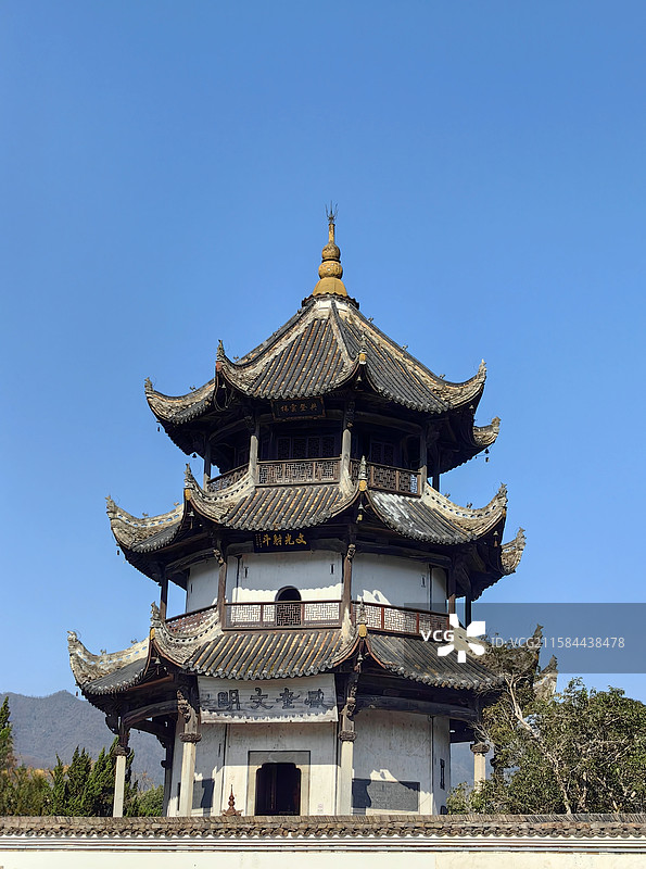 安徽泾县桃花潭文昌阁图片素材