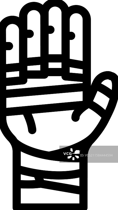 攀岩用胶带的线条图标图片素材