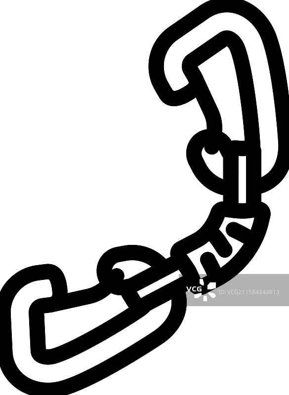 攀岩快速抽绳线条图标图片素材