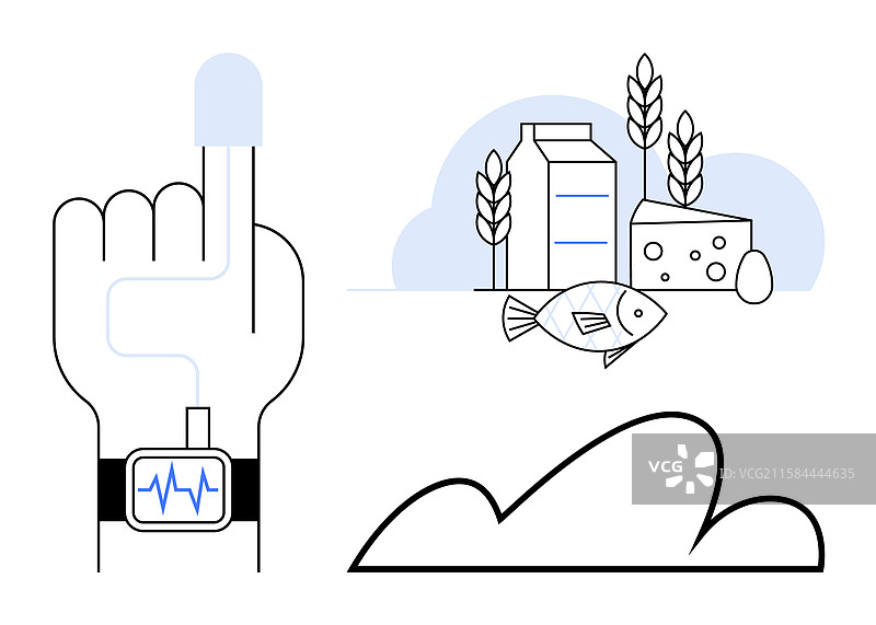营养与健康的健康追踪图片素材