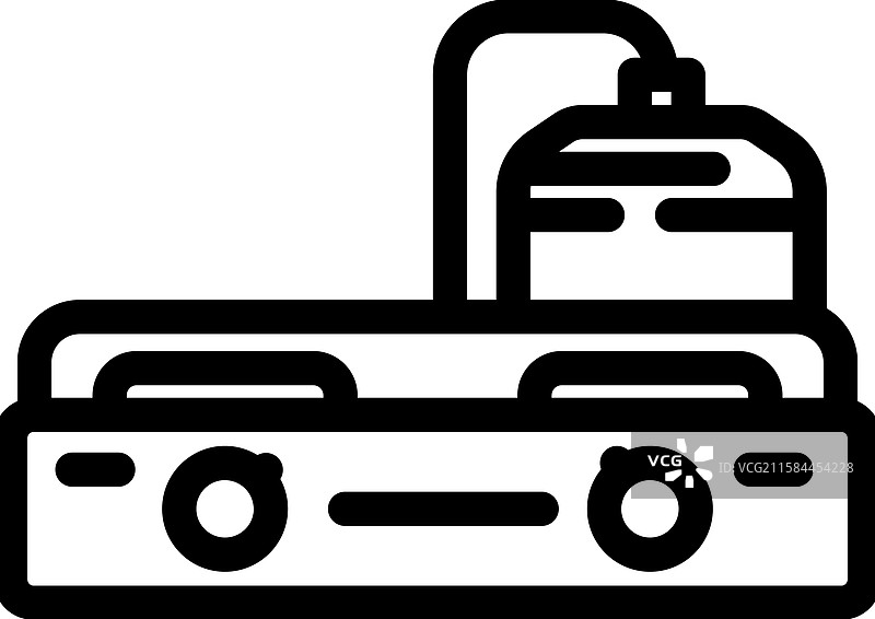 调节器燃气灶线条图标图片素材