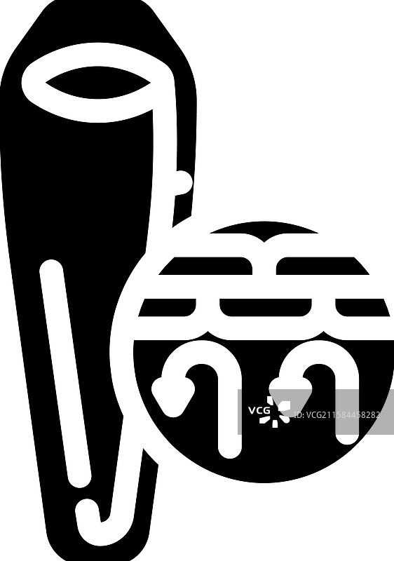 温暖的缝合睡袋图标图片素材