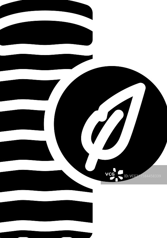 鸭绒睡袋图标图片素材