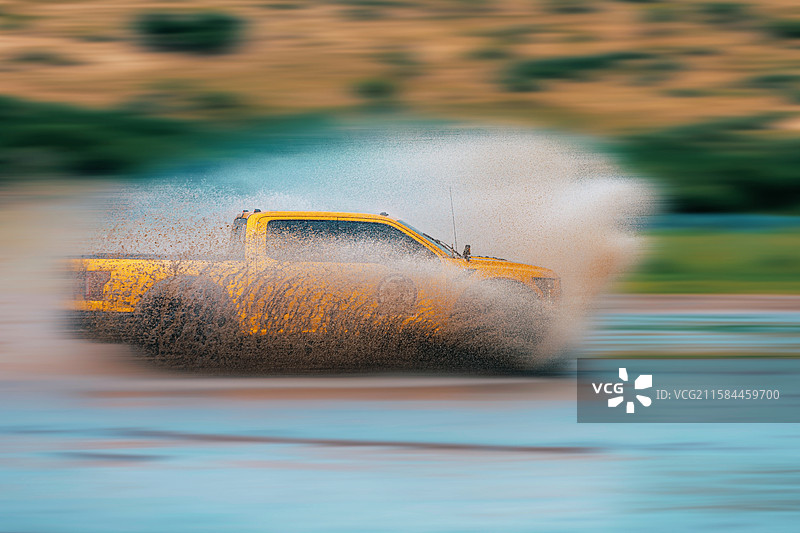 狂暴沙河—克什克腾旗萨岭河冲沙图片素材