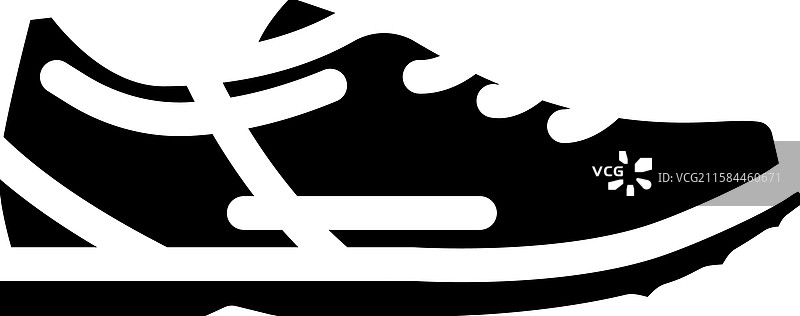 跑鞋配件尖刺图标图片素材