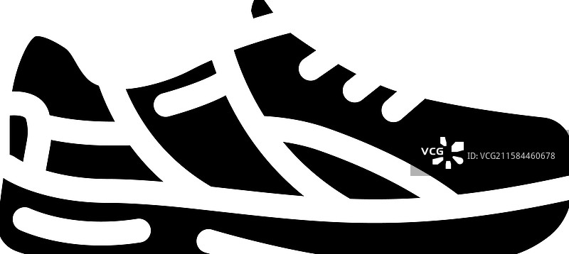 男性跑步鞋配件图标图片素材