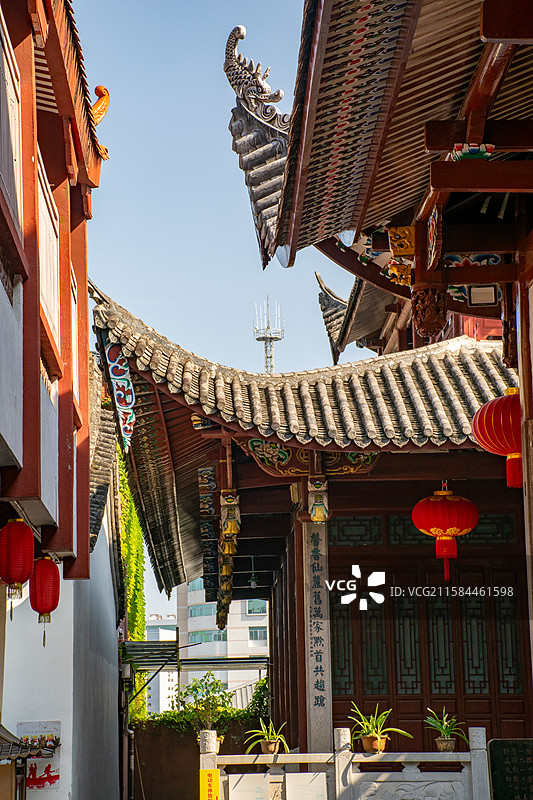 福州于山公园 九仙观图片素材