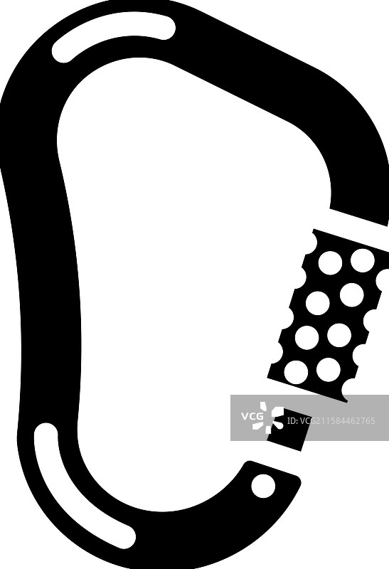 登山扣图标图片素材