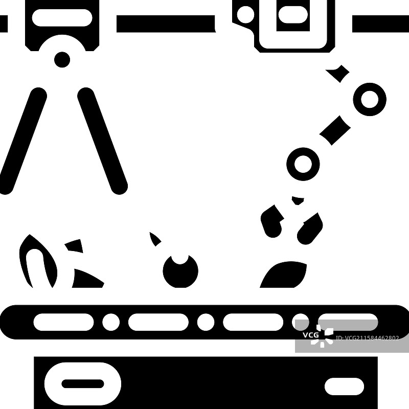 机器人分拣系统机器人收获图标图片素材