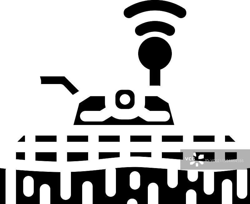 收割机机器人收割图标图片素材