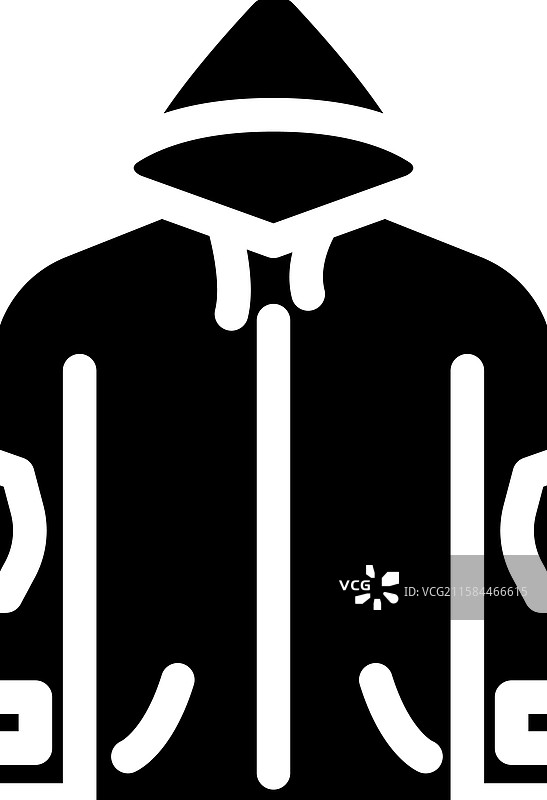 超轻便雨衣 超轻徒步图标图片素材