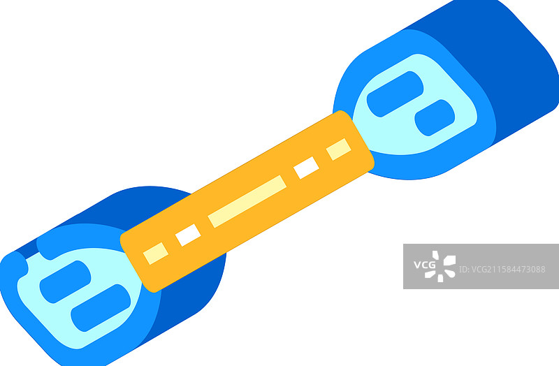 皮划艇桨水上旅行旅游等距图标图片素材