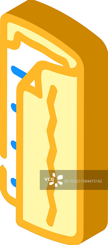 睡袋的等距图标图片素材