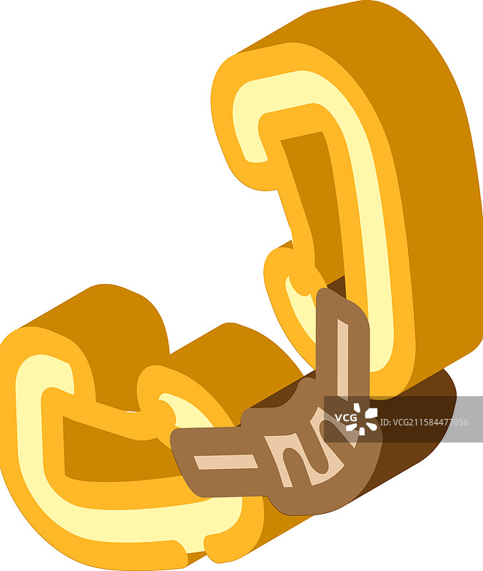 快速绘制的攀岩等距图标图片素材