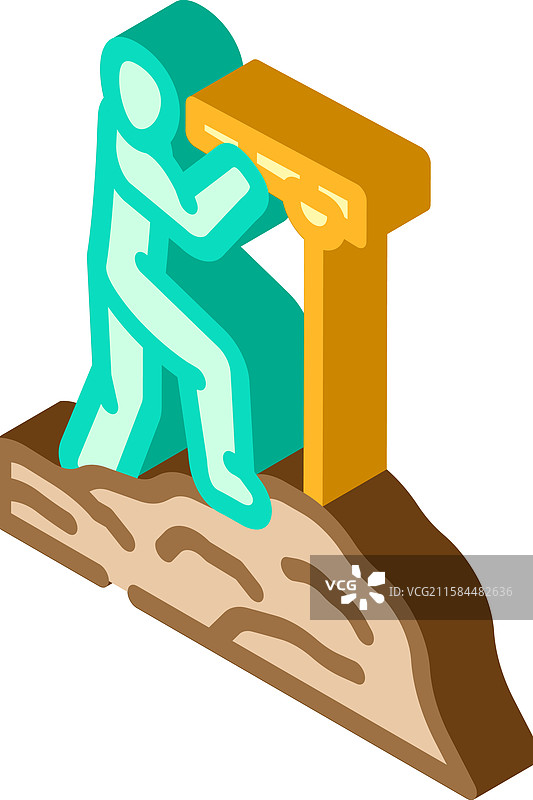 使用望远镜的地理等距探险者图片素材