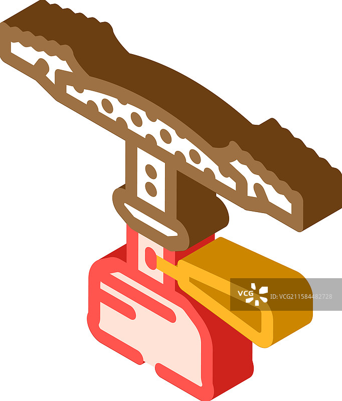 丁烷气燃烧器炉灶等距图标图片素材