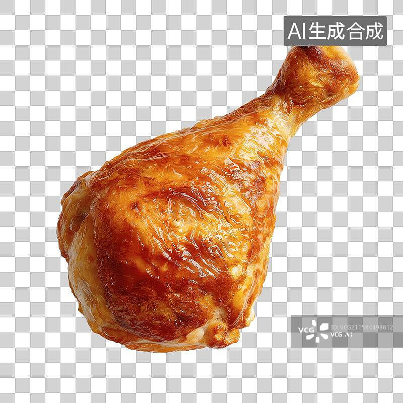 【AI数字艺术】美味的烤鸡腿图片素材