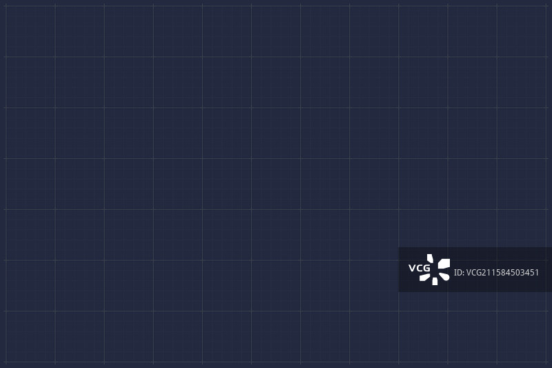 带有网格蓝图的空白蓝色纸张图片素材