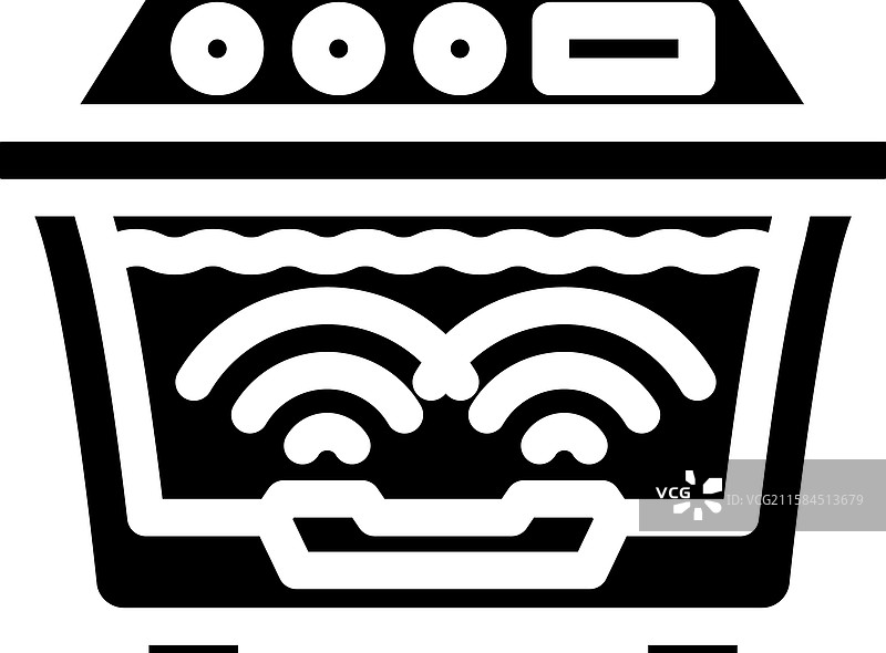 正畸医生的超声波清洗器图标图片素材