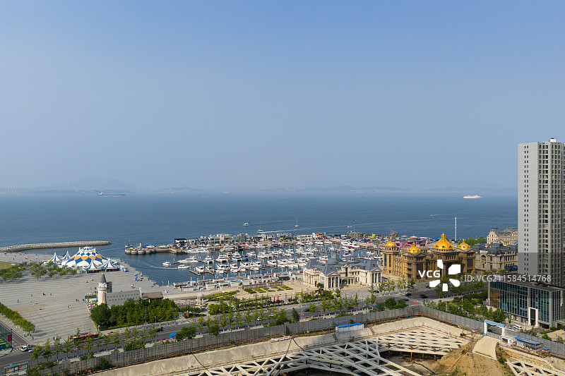 辽宁大连东港游艇码头图片素材