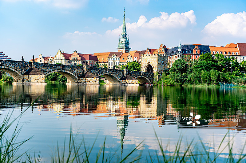 东莞松山湖欧式建筑图片素材