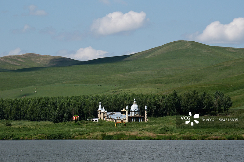 霍林郭勒可汗山附近图片素材