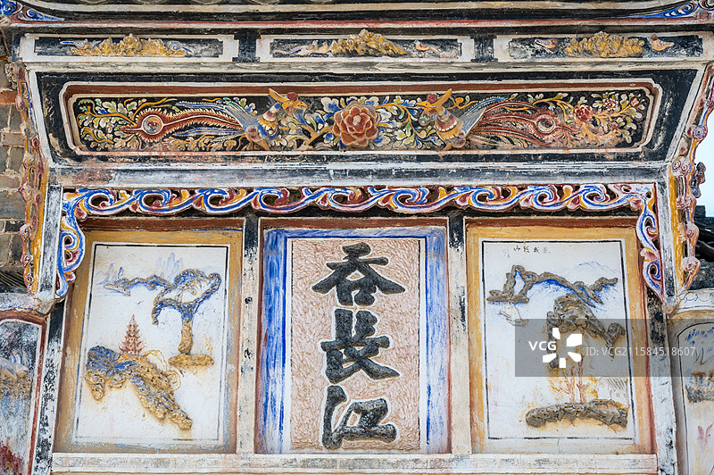 洞口古祠堂群 张氏宗祠  门楼图片素材