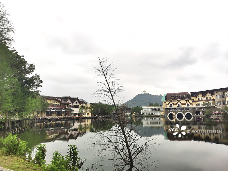 东部华侨城茶溪谷景色图片素材