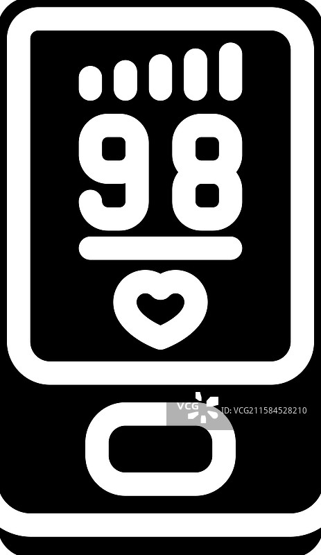 脉搏血氧仪 心脏病学 图标图片素材