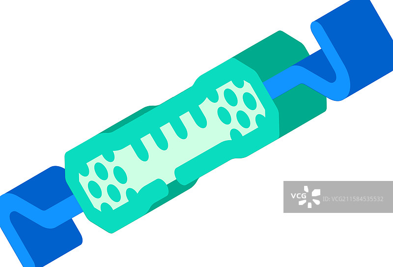 牙科刮治器正畸医生等距图标图片素材