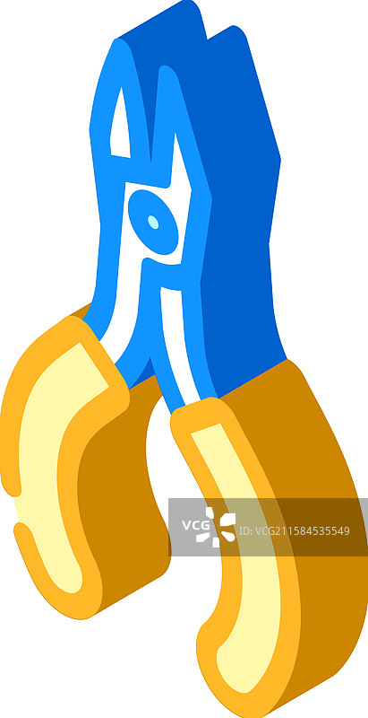 正畸钳 正畸医生 等轴测图标图片素材