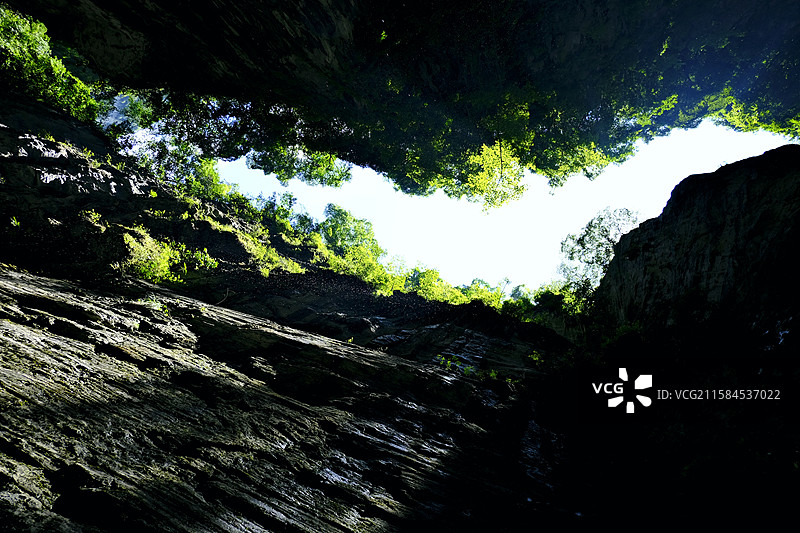 涪陵涪陵山大裂谷图片素材