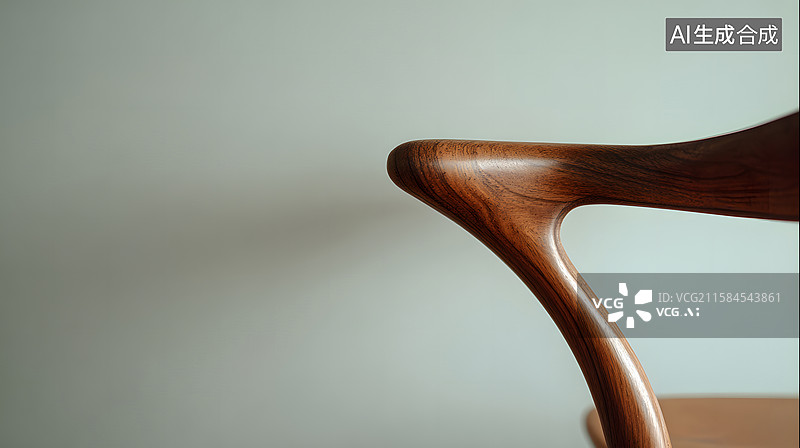 【AI数字艺术】木制座椅家具局部纹路特写图片素材