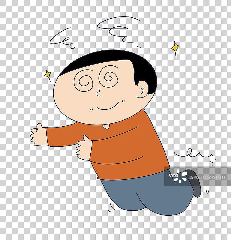 沉迷，昏迷，迷糊的人物图片素材