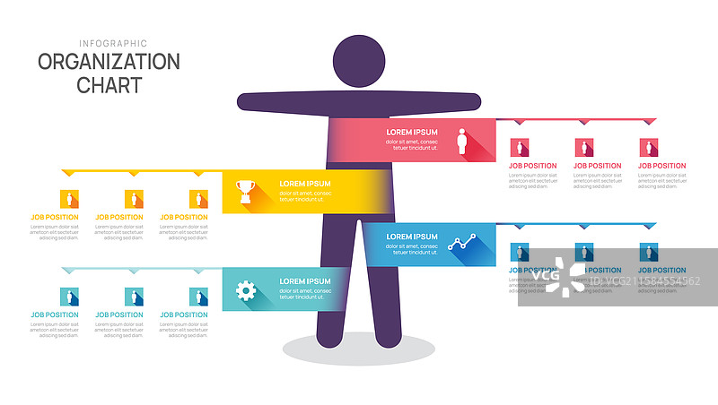 组织结构图信息图模板图片素材